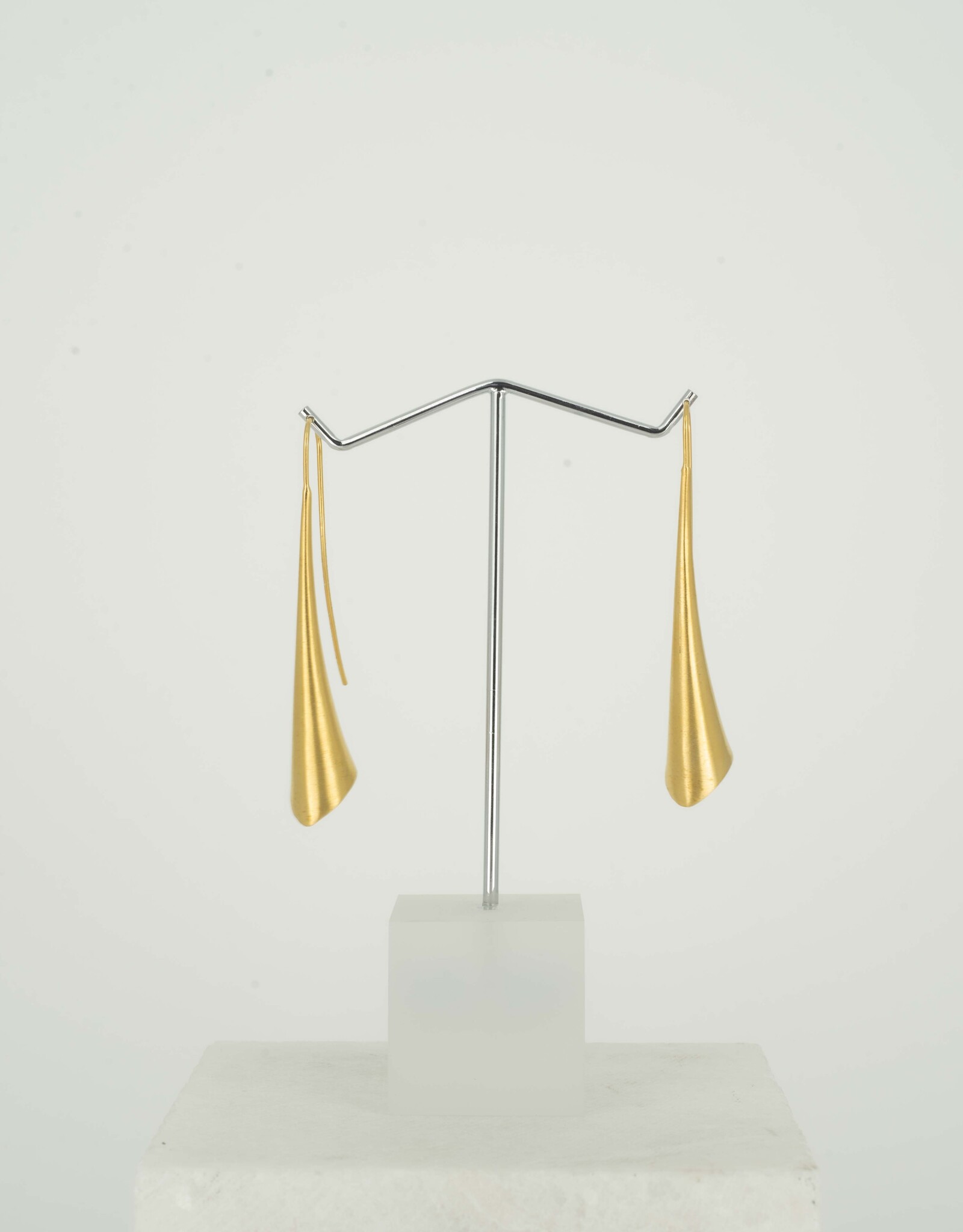 Tulip earrings gold-plated