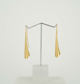 Tulip earrings gold-plated