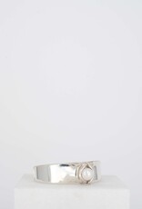 Armband Ronde Witte Parel