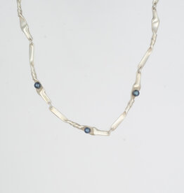 Necklace Twist Black Pearl