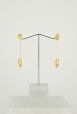 Oorstekers Ketting Druppel verguld Oorstekers Ketting Druppel verguld