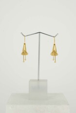 Earrings long lily goldplated Earrings long lily goldplated
