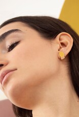 Earrings Collage Rose