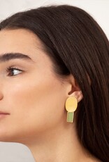 Earrings Collage Green