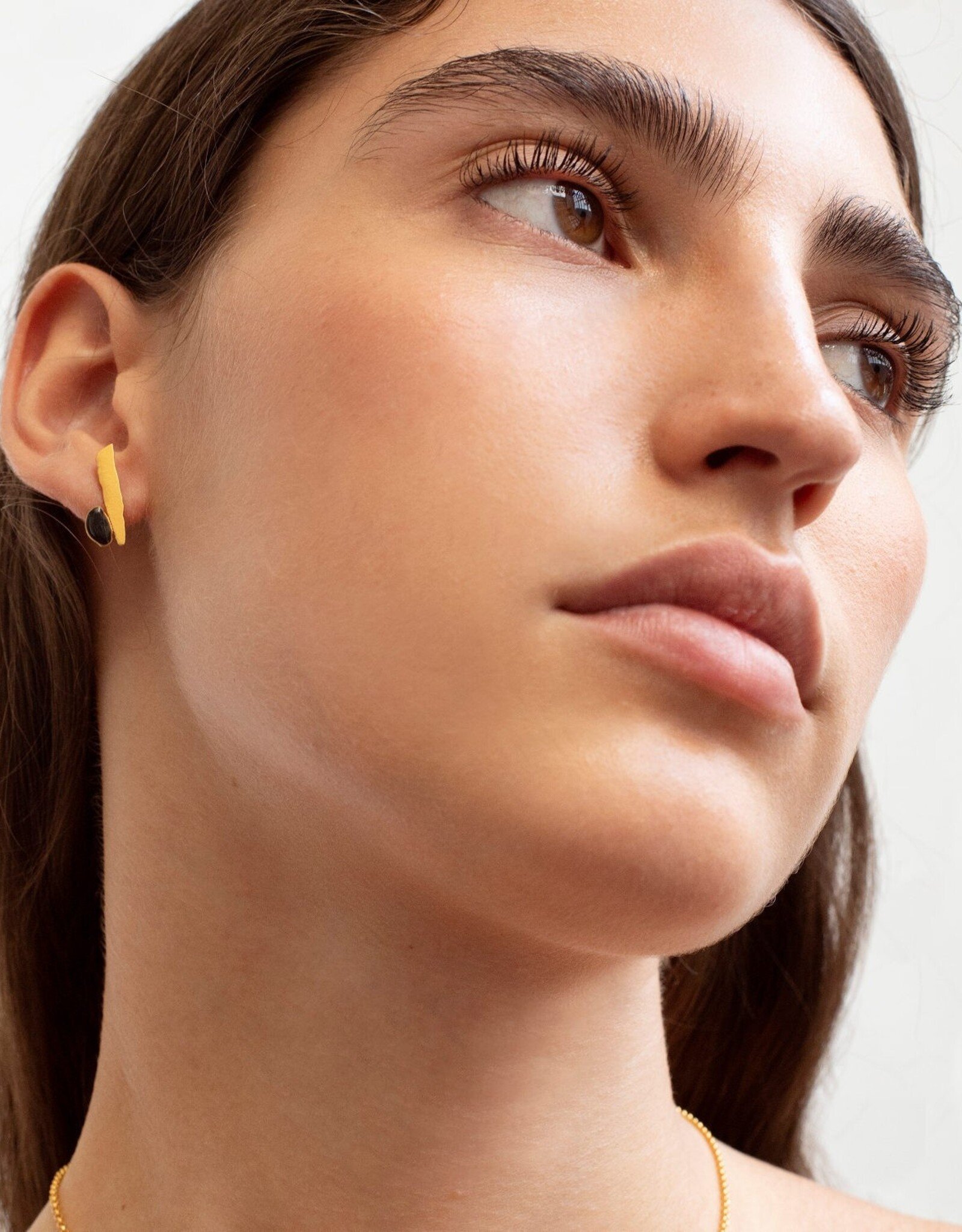 Earrings Miro Small Black