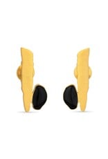 Earrings Miro Small Black