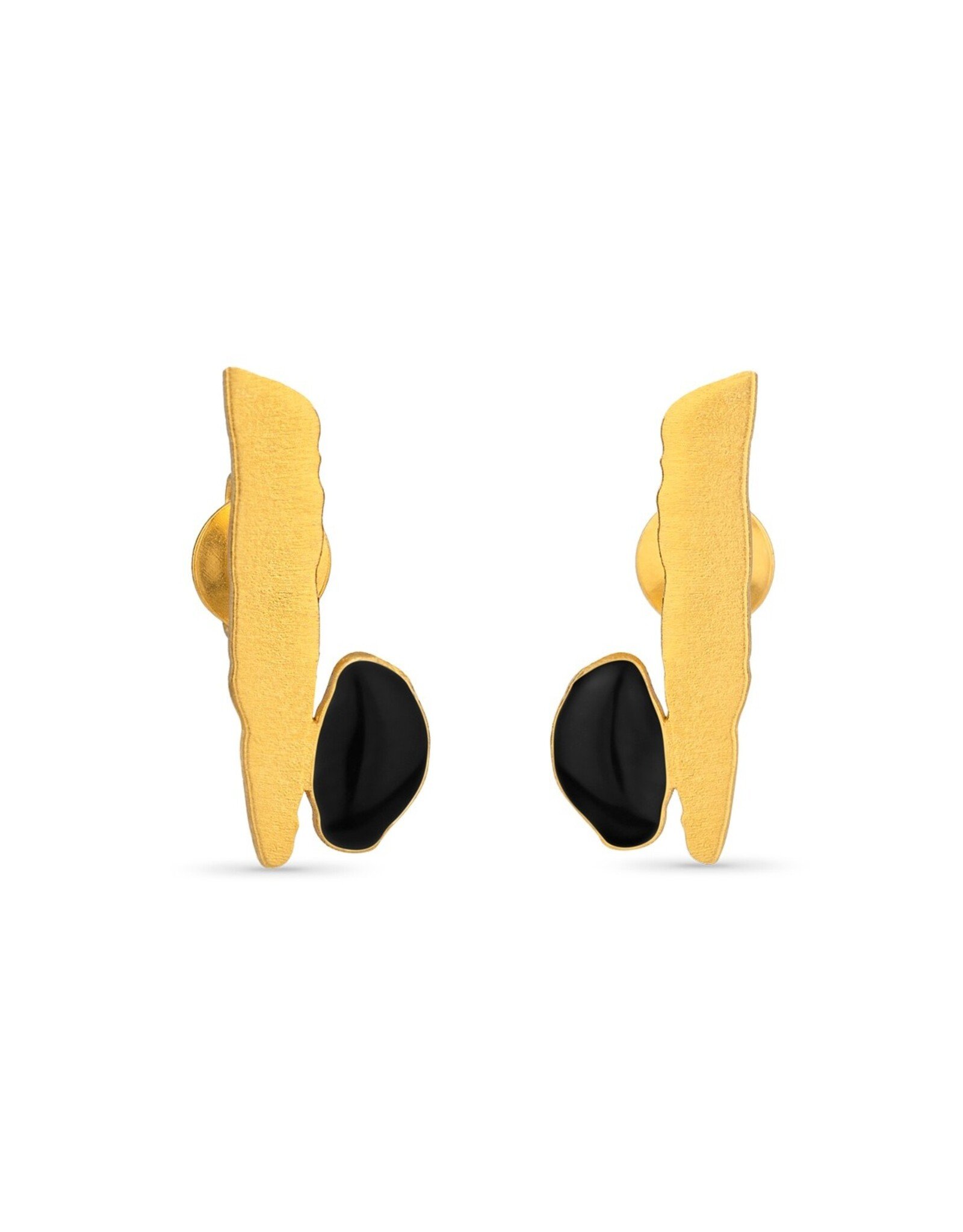 Earrings Miro Small Black