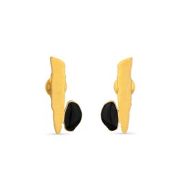 Earrings Miro Small Black