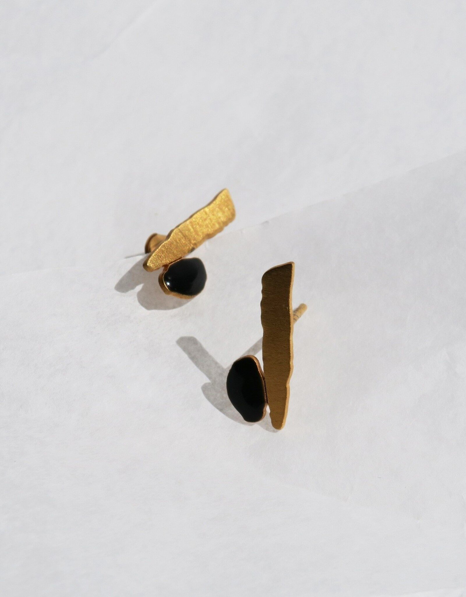 Earrings Miro Small Black