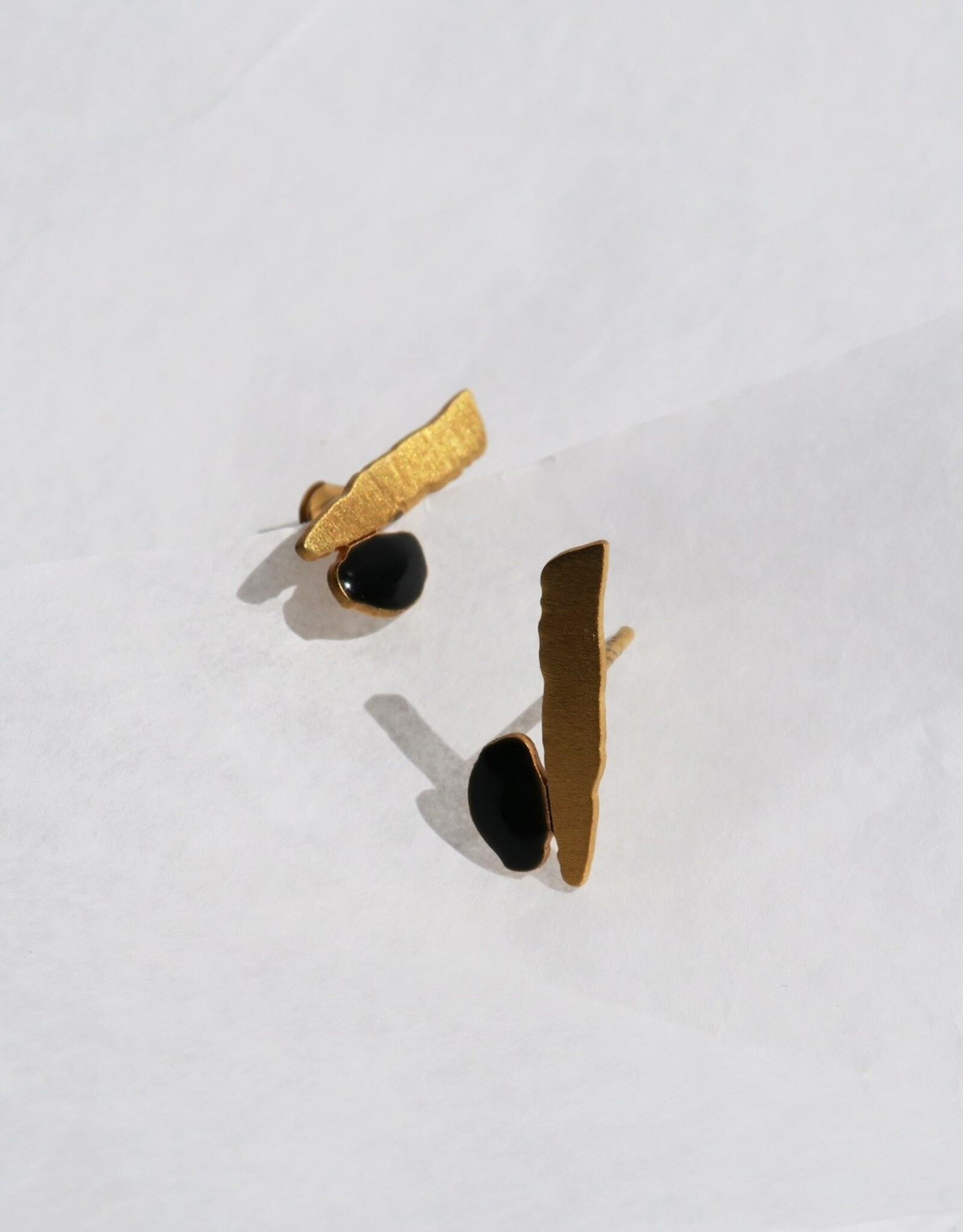 Oorbellen Miro Zwart Kort