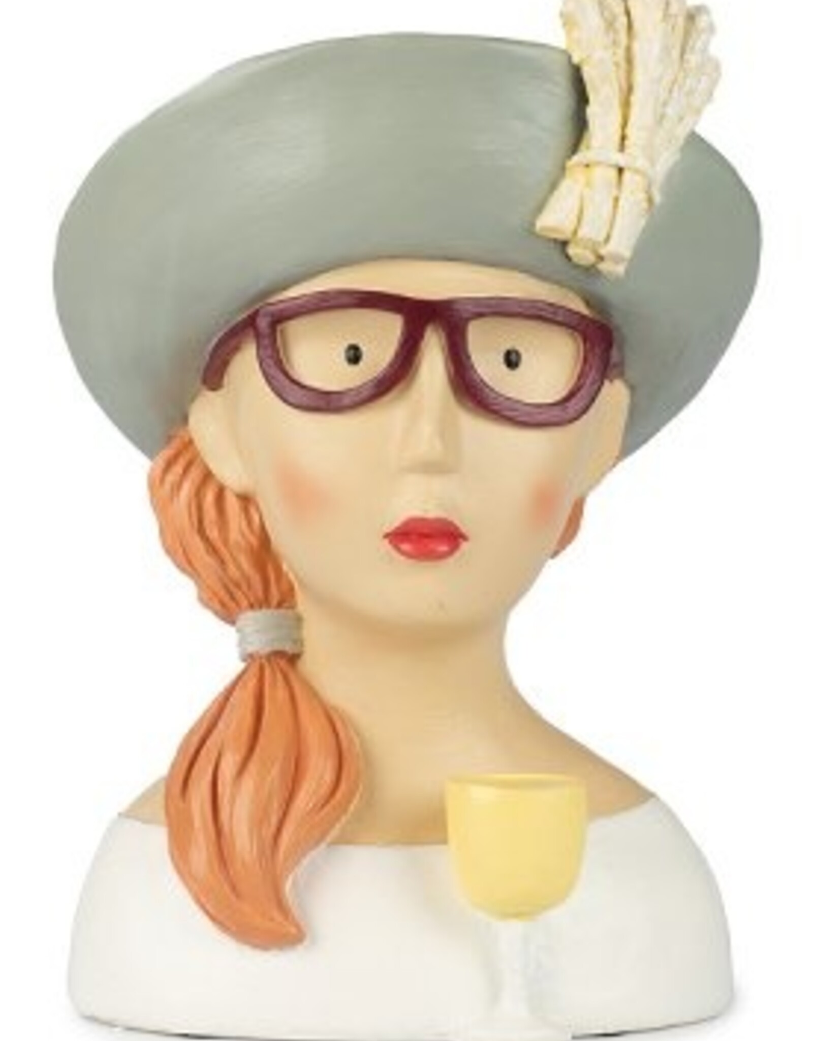 Lady Bust Wine Glass