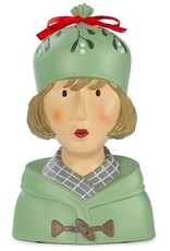 Lady Bust Green Hat