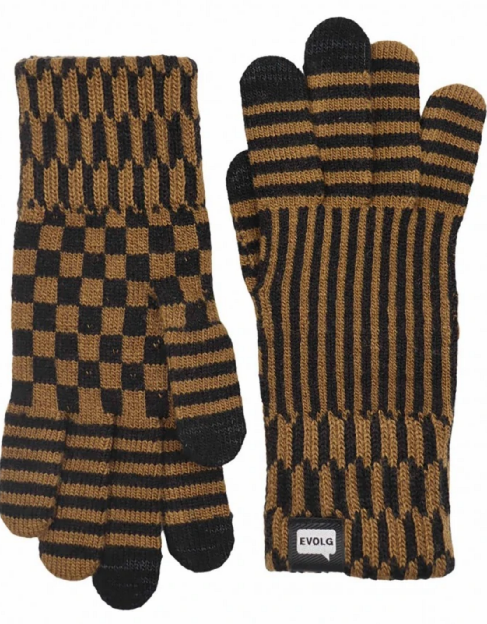 Gloves Touchscreen Brown