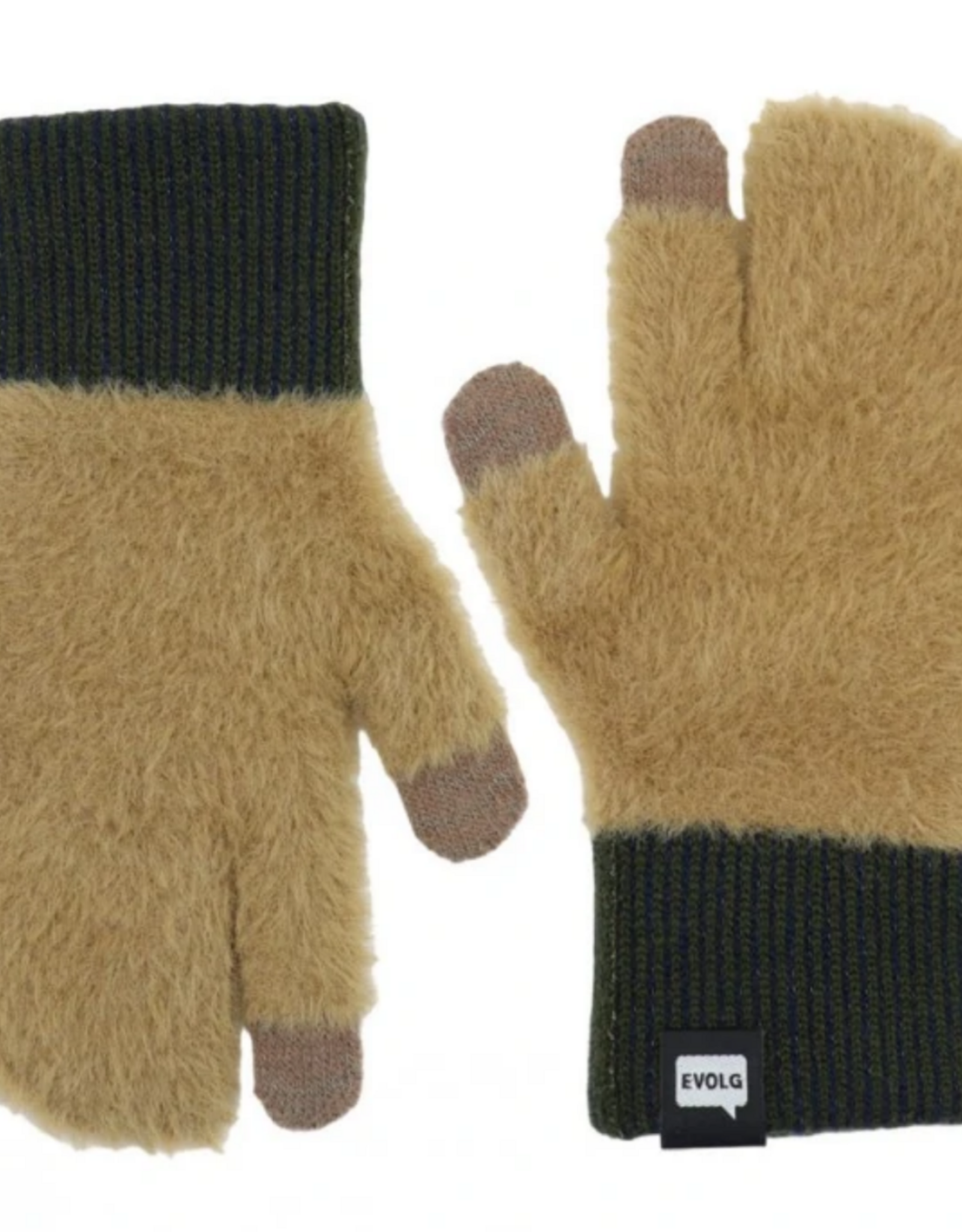 Gloves Touchscreen Brown Extra Soft Light Brown