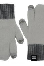 Gloves Touchscreen Brown Extra Soft White