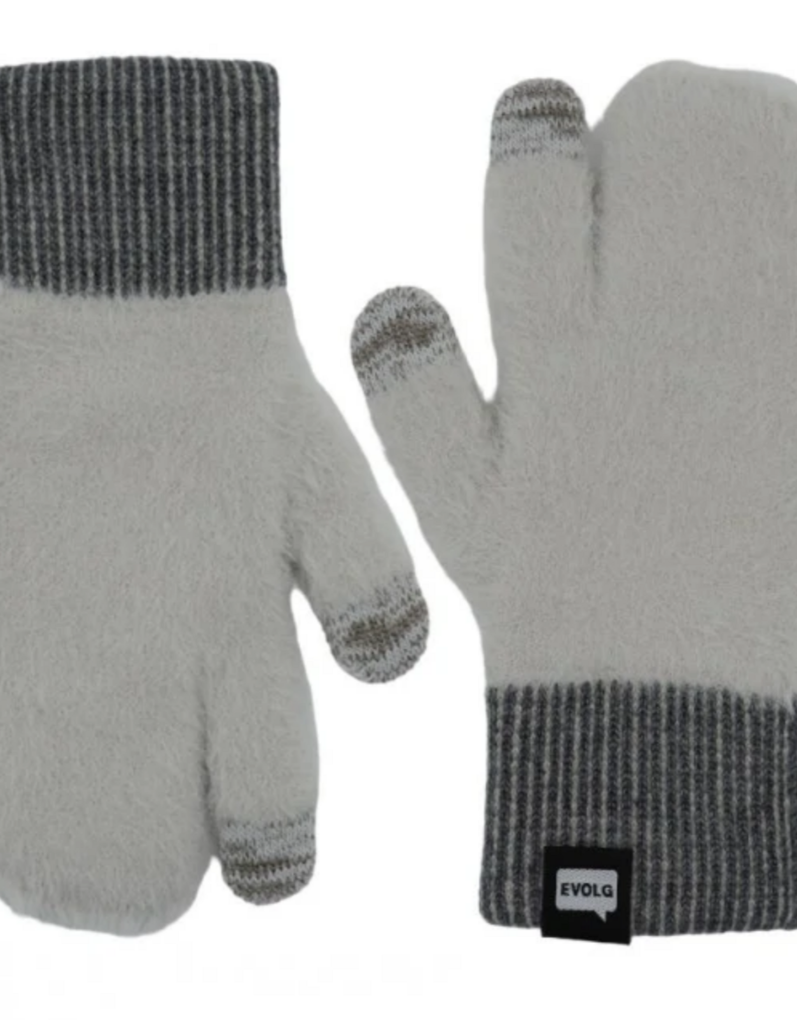Gloves Touchscreen Brown Extra Soft White