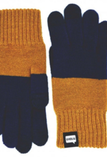 Gloves Touchscreen Brown Blue/Orange