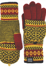 Handschoenen Touchscreen Rood/Geel Geïntegreerde Want