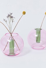 Omkeerbare Bubble Vaas Roos-Groen