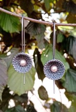 Pearl Embroidered Earrings