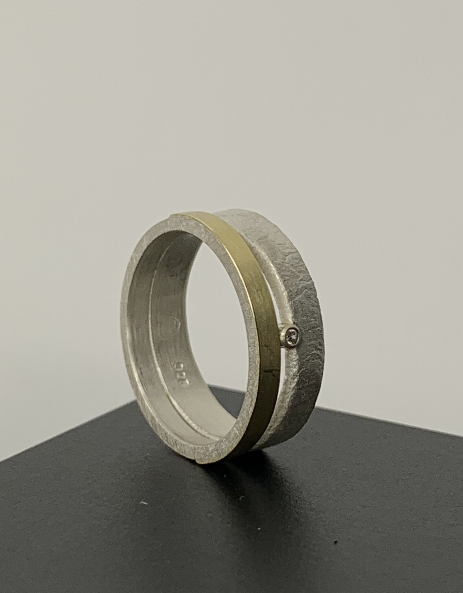 Ring Goudplaat Diamant