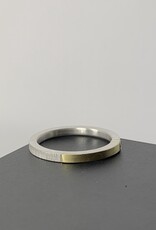 Ring Goudplaat Diamant Smal