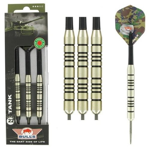 Bull's Bull's Tank Nickel Silver 22g Freccette Steel Darts