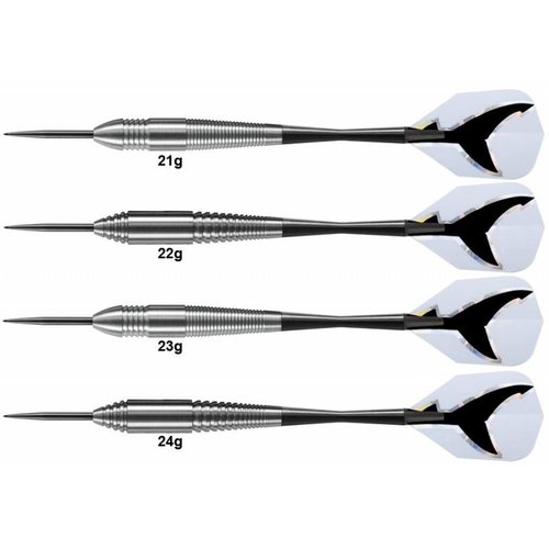 Harrows Harrows Silver Shark Tungsten Look Freccette Steel Darts