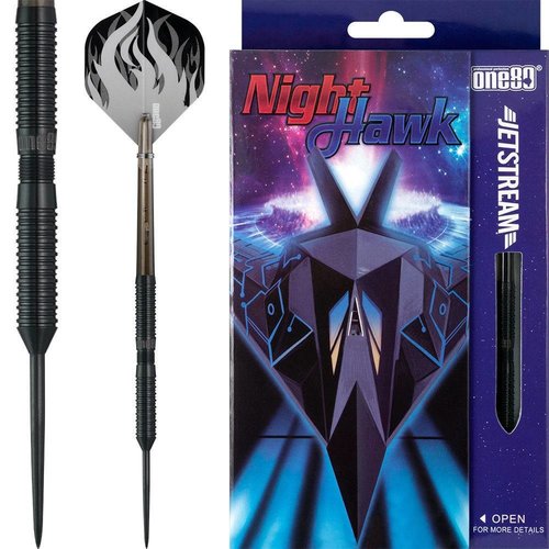 ONE80 One80 Jetstream Night Hawk 90% Freccette Steel Darts