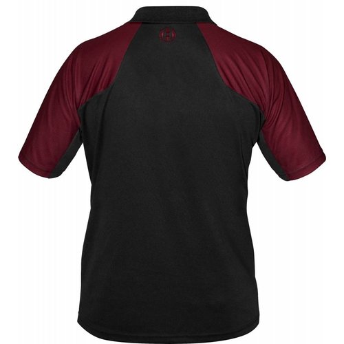 Harrows Harrows Vivid Dartshirt Black & Deep Red