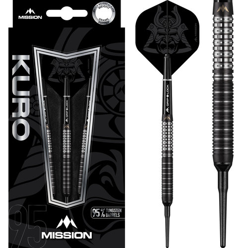 Mission Mission Kuro Black M1 95% Freccette Soft Darts