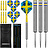 Patriot X Sweden 90% Freccette Steel Darts