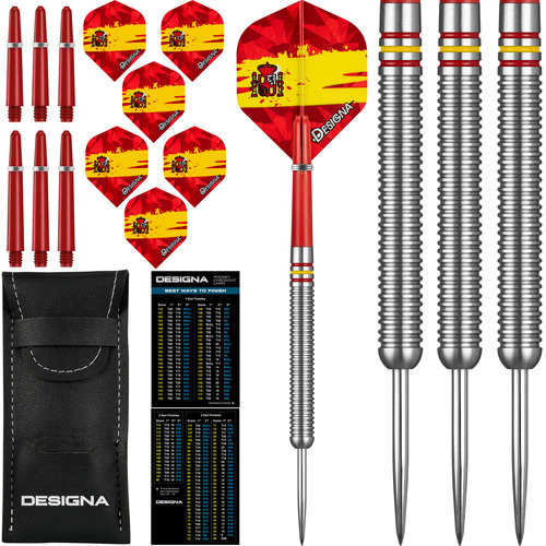 Designa Patriot X Spain 90% Freccette Steel Darts