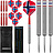 Patriot X Norway 90% Freccette Steel Darts