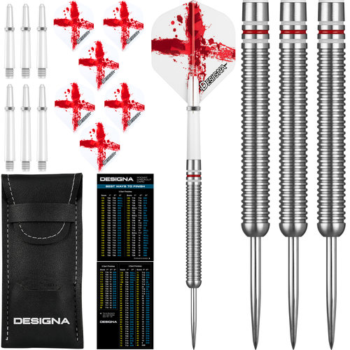 Designa Patriot X England 90% Freccette Steel Darts