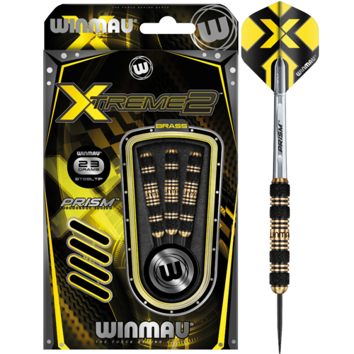 Winmau Winmau Xtreme2 - 2 Brass Freccette Steel Darts