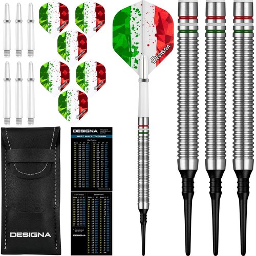 Designa Patriot X Italy 90%  Freccette Soft Darts