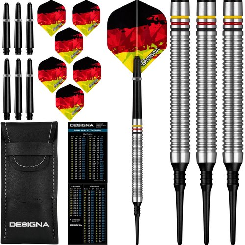 Designa Patriot X Germany 90% Freccette Soft Darts