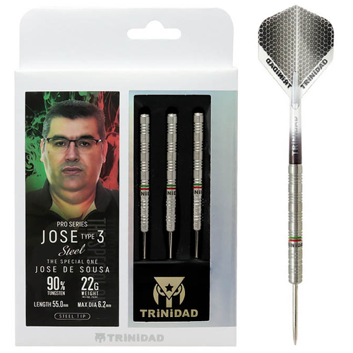 TRiNiDAD TriNiDad - Pro - Jose De Sousa Type 3 90% Freccette Steel Darts