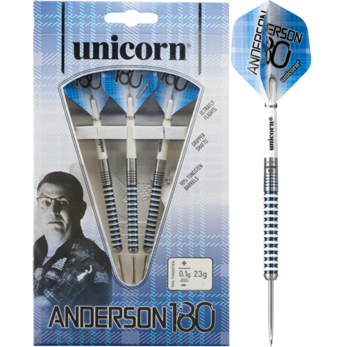 Unicorn Unicorn Gary Anderson 180 90% Freccette Steel Darts