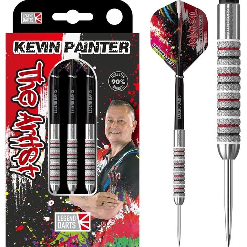Legend Darts Kevin Painter Knurled 90% Freccette Steel Darts