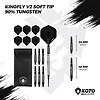 KOTO KOTO Kingfly V2 90% Freccette Soft Darts