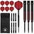 KOTO Kingfinity Black & Red 90% Freccette Steel Darts