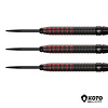 KOTO KOTO Kingfinity Black & Red 90% Freccette Steel Darts