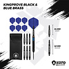 KOTO KOTO Kingprove Black & Blue Brass Freccette Steel Darts