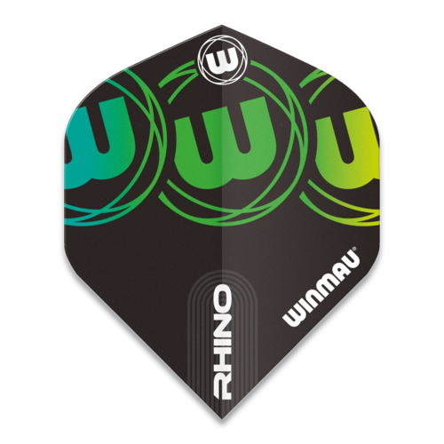 Winmau Alette Winmau Rhino Extra Thick Logo Gradient Green V2