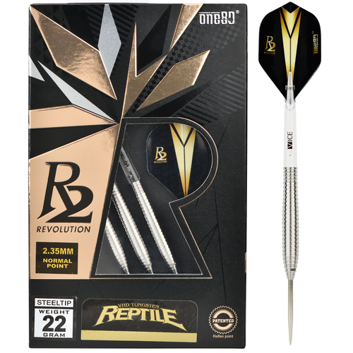 ONE80 ONE80 Reptile Normal Point R2 90% Freccette Steel Darts