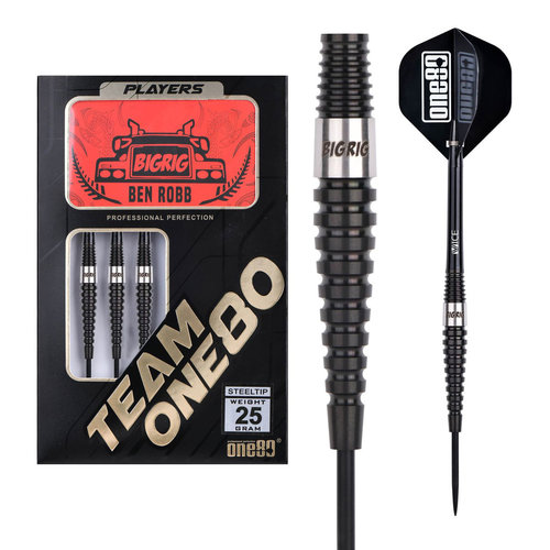 ONE80 Ben Robb - BigRig 90% Freccette Steel Darts