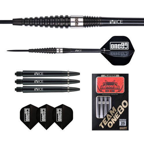 ONE80 Ben Robb - BigRig 90% Freccette Steel Darts