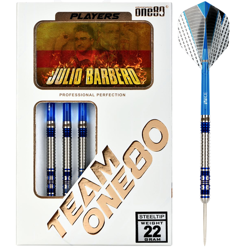 ONE80 Julio Barbero 90% Freccette Steel Darts